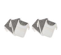 Gvvsjgdbis Pochette D'économiseur de Savon 6 Pièces, Sac de Savon Exfoliant épurateur de Corps Exfoliant Porte-éponge de Corde Suspendus pour Bain Ou Douche