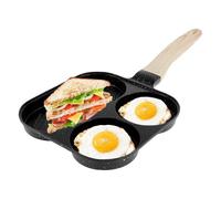 Gvvsjgdbis Poêle à Œufs Poêle à Œufs Poêle à Omelette Antiadhésive avec Manche en Bois Poêle à Œufs pour -Déjeuner de Cuisine B