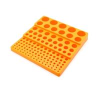 Gvvsjgdbis Porte-outils multifonction 131 trous Boîte de rangement pour forets Jaune