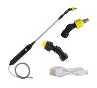 Gvvsjgdbis Pulvérisateur électrique pour plantes - Rechargeable - Plastique + acier inoxydable - 3 m