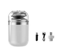 Gvvsjgdbis Rasoir électrique portable 2 en 1 pour le nez et les cheveux - Rechargeable - Capsule - Rasoir de voyage A