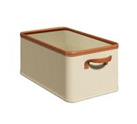 Gvvsjgdbis Récipient de rangement pour vêtements avec poignées en polyuréthane, organisateur de vêtements pliable pour l'organisation de l'armoire 18 l