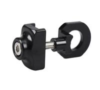 Gvvsjgdbis Régulateur de Chaîne en Alliage D'Aluminium pour Tendeur de Chaîne de Vélo Pliable, Adapté à la Fermeture Éclair de Vélo Pliable. Noir