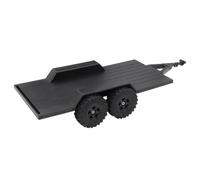 Gvvsjgdbis Remorque Utilitaire RC Crawler avec Attelage pour Voiture à RC 1/18 Pièces de Mise à Niveau TRX4M
