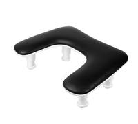 Gvvsjgdbis Repose-bras de manucure pour manucure : accoudoir réglable en forme de U en cuir PU pour manucure Noir