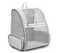 Gvvsjgdbis Sac à dos portable pour chat - Sac à dos pliable de grande capacité respirant - Gris