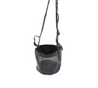 Gvvsjgdbis Sac d'alimentation de foin élastique réglable pour chevaux - Sac d'alimentation pour le cou en extérieur - 24 x 25 cm