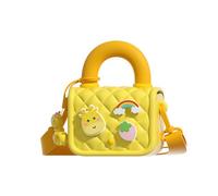 Gvvsjgdbis Sac multifonction pour appareil photo pour enfants, portable, mignon, porte-monnaie, pièces d'appareil photo, jaune