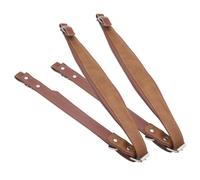 Gvvsjgdbis Sangle d'accordéon rembourrée en cuir PU pour accordéon de basse - Sangle réglable pour accordéon de 16 à 120 basses - Marron - Facile à installer et à utiliser
