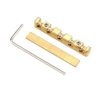 Gvvsjgdbis Sillet en laiton pour guitare électrique, 42 mm, hauteur réglable en laiton, 6 cordes, pièces de rechange pour guitare électrique