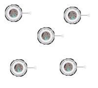 Gvvsjgdbis SL28 Lot de 5 mouvements de montre à quartz à trois aiguilles pour réparation de montres homme (calendrier unique)