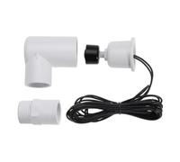 Gvvsjgdbis SS2 Interrupteur à flotteur en forme de L avec adaptateur de 1,9 cm et interrupteur à flotteur à eau de 1,8 m pour vidange CVC Sortie de condensat