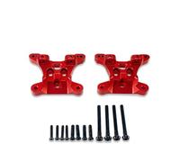 Gvvsjgdbis Support antichoc universel avant et arrière en alliage d'aluminium pour SCY1/16 16101 16102 16103 16101PRO RC Pièces de rechange Rouge