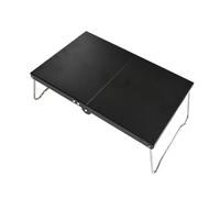Gvvsjgdbis Table de Camping Portable Pliable, Petite Table Basse, Ultralégère, Table de Pique-Nique de Randonnée en Plein Air, Mini Table Noire