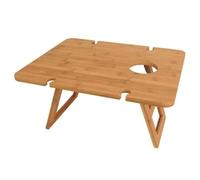 Gvvsjgdbis Table de pique-nique en plein air, table de camping, peut contenir des verres à vin et des bouteilles 34 x 30 cm