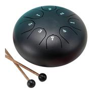 Gvvsjgdbis Tambour à langue creux en acier de 15,2 cm, 8 tons, tambour de pluie de jardin, tambour à langue en acier, tambour de pluie extérieur adapté aux débutants, E