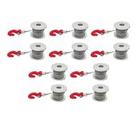 Gvvsjgdbis Tambour de Roue de Treuil Servo de Vitesse de Direction 10 Pièces Séries 25T pour Voiture sur 1/10 RC TRX4 Axial SCX10 90046 D90 D110