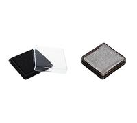 Gvvsjgdbis Tampon encreur pour lettres de mariage - Noir et tampon encreur pour lettres de mariage - Argent