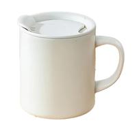 Gvvsjgdbis Tasse à café isotherme en acier inoxydable 304 avec poignée, eau de bureau, tasse d'isolation
