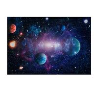 Gvvsjgdbis Toile de fond pour photo d'enfant Motif planète cosmique Nuit étoilée 210 cm x 150 cm