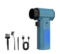 Gvvsjgdbis Ventilateur portable puissant pour camping en plein air, barbecue, souffleur turbo, outils de nettoyage de clavier