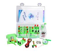 Gvvsjgdbis X37E Kit d'apprentissage de circuit de laboratoire de physique Kit d'exploration de base pour l'électricité et le magnétisme pour l'éducation scientifique