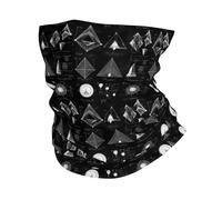 GVYGVY Cache-cou pour homme et femme - Formes mathématiques imprimées, foulard, cagoule, masque, écharpe, bandana