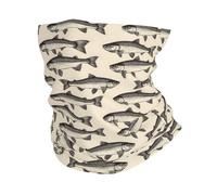 GVYGVY Cache-cou pour homme et femme - Imprimé poisson dessiné à la main - Cagoule - Masque facial - Écharpe bandana