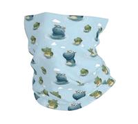 GVYGVY Cache-cou pour homme et femme - Joli foulard imprimé crocodile hippopotame cagoule masque cache-cou écharpe bandana