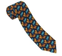 GVYGVY Cravates pour homme - Cravate confortable pour homme - Motif tigre - Ciel étoilé - Pour affaires, mariage, fête des pères, anniversaire