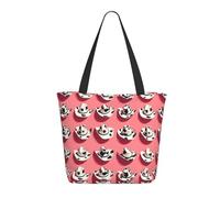 GVYGVY Sac fourre-tout de voyage pour femme - Chapeau de cowboy noir et blanc imprimé léger sac à bandoulière pour infirmière, sac à main de plage pour femme, grand sac fourre-tout tendance avec