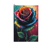 GVYGVY Serviettes de golf pour homme et femme - 61 x 40,6 cm - Imprimé abstrait rose coloré n°930 - Serviette absorbante à séchage rapide pour balle de nettoyage et sac de club - Accessoires avec