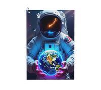GVYGVY Serviettes de golf pour homme et femme - 61 x 40,6 cm - Imprimé blanc astronaute classique n° 13 - Serviette absorbante à séchage rapide pour balle de nettoyage et sac de club - Accessoires