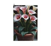 GVYGVY Serviettes de golf pour homme et femme - 61 x 40,6 cm - Imprimé lys calla moderne n°13 - Serviette absorbante à séchage rapide pour balle de nettoyage et sac de club - Accessoires avec