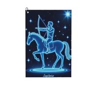 GVYGVY Serviettes de golf pour hommes et femmes - 61 x 40,6 cm - Imprimé bleu archer classique n°12 - Serviette absorbante à séchage rapide pour balle de nettoyage et sac de club - Accessoires avec