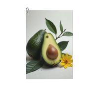 GVYGVY Serviettes de golf pour hommes et femmes - 61 x 40,6 cm - Imprimé minimaliste vert avocat n°12 - Serviette absorbante à séchage rapide pour balle de nettoyage et sac de club - Accessoires avec