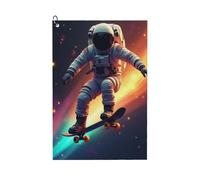 GVYGVY Serviettes de golf pour sacs de golf pour homme et femme - 61 x 40,6 cm - Imprimé astronaute chic n°16 - Serviette absorbante à séchage rapide pour balle de nettoyage et sac de club