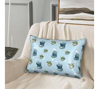 GVYGVY Taie d'oreiller en soie pour cheveux et peau, housse de coussin douce et confortable avec fermeture éclair pour homme et femme - Motif hippopotame et crocodile mignon - Taille standard 50,8 x