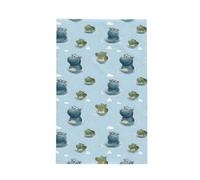 GVYGVY Torchons de cuisine - Torchons doux et absorbants à séchage rapide pour la cuisine - Motif hippopotame et crocodile - Avec cordon