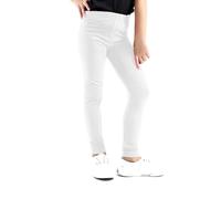 GW CLASSY OUTFIT Legging 3/4 uni et imprimé pour fille Taille 4-13 ans, blanc, 13-14 ans