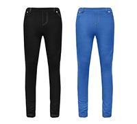 GW CLASSY OUTFIT Lot de 2 jeggings en jean pour fille de 5 ? 13 ans