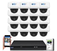 GW Security Inc Système de sécurité complet 8 canaux HD-TVI 1080p avec (8) caméras de sécurité True HD 1080p extérieur/intérieur 2,8-12 mm zoom varifocal Bullet et disque dur 2 To, QR code scan