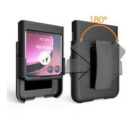 GW USA Coque avec clip pour Motorola RAZR+ 2023, coque rigide fine et [rotatif/cliquet] Support de téléphone pour ceinture pour Moto RAZR Plus 2023 (RAZR 40 Ultra), noir
