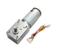 GW4058-555 High Torque MAX 95W Worm gear DC electronic starter 12V 24V encoder Parking lock electronic starter NWPNLXEA(1 Ratio 280,DC 12V)