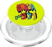 Gwada 971 Belle idee Cadeau Souvenir de la Guadeloupe PopSockets PopGrip pour MagSafe