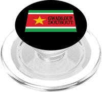 Gwadloup doubout 971 Idee Cadeau Drapeau de la Guadeloupe PopSockets PopGrip pour MagSafe