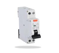 GWAEPU Disjoncteur Fi Editbar Disjoncteur automatique : 30 mA Disjoncteur différentiel en nylon L40-1P+N-C16 Disjoncteur FI LS Interrupteur 16 A Courant nominal Type A (1)