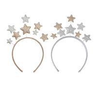 GWAWG Bandeau Bandeau Mignon Paillettes Etoile Licorne Cerceau pour Festival Accessoires Enfants Adultes Fête Anniversaire Jeux Xmas Happy New Year Headband（2pcs）