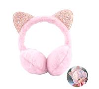 GWAWG Cache Oreille Licorne Cache-Oreilles,Fourrure Fille Cat Ears,Peluche Protege Oreille,Cache-oreilles Pliable Ajustable Earmuff,d'Hiver Chat Earmuffs,cache-oreilles en peluche pour Femme