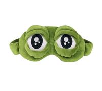 GWAWG Couverture de l'oeil Masque de Voyage de Sommeil,Grenouille Masque de Sommei,Masque 3D Grenouille Sommeil de Cartoon pour Les Yeux Grenouille, pour Femmes Enfants Hommes